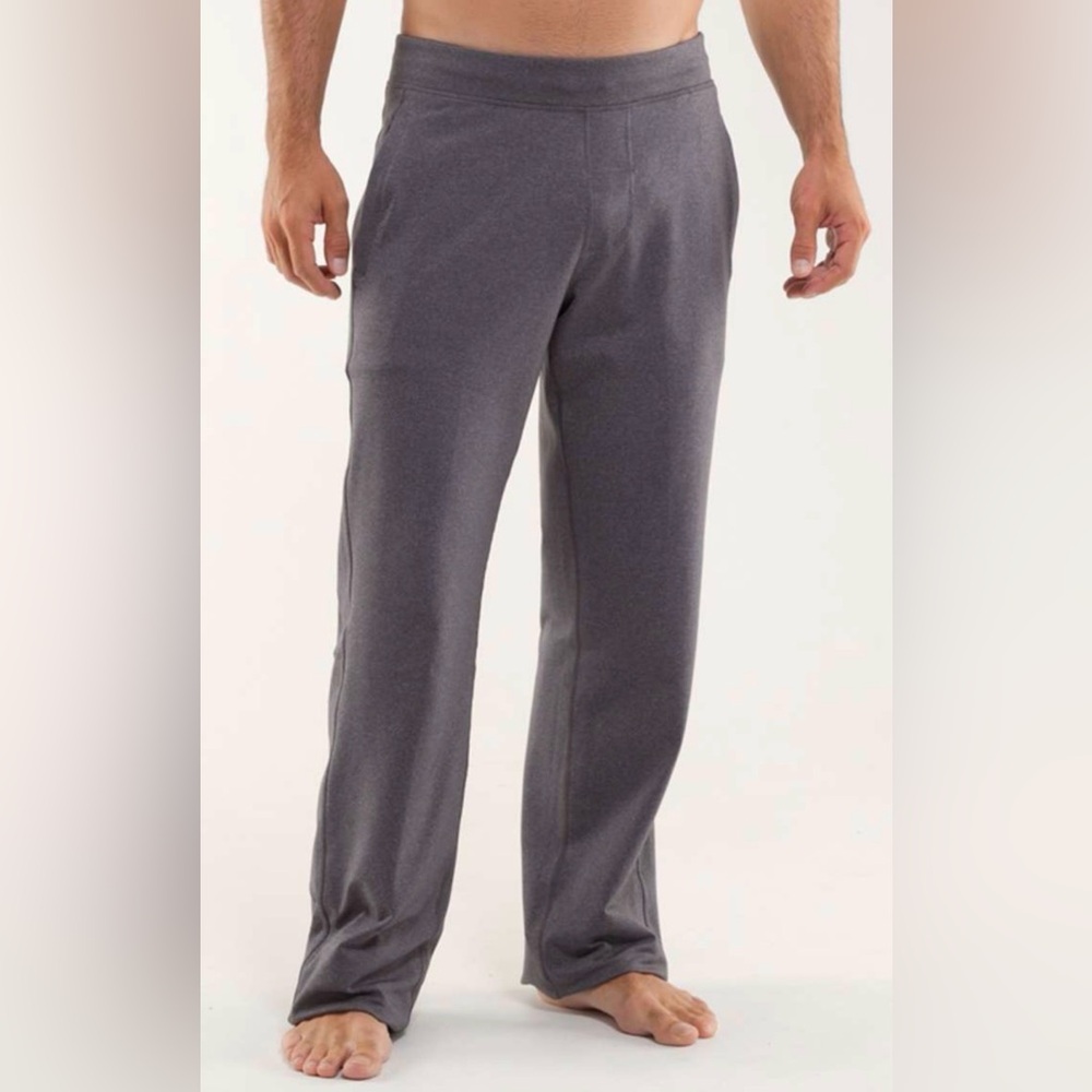 Lululemon Kung Fu Pant Heathered Dark Slate Gray Men Sz M/L